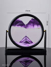 Creative 3D Glass Quicksand Painting Home Decoration Decoration Hourglass Living Room Office Decompression Quicksand Painting Decoration