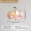 Murano Colorful Glass Bedroom Ceiling Light