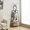 4-Tier Narrow Book Shelf, Bookcase for Home Office, Living Room, Bedroom