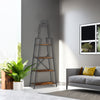 4-Tier Narrow Book Shelf, Bookcase for Home Office, Living Room, Bedroom